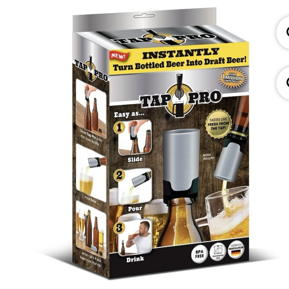 TAP PRO Turn Bottled Beer Into Draft Instantly As Seen On TV